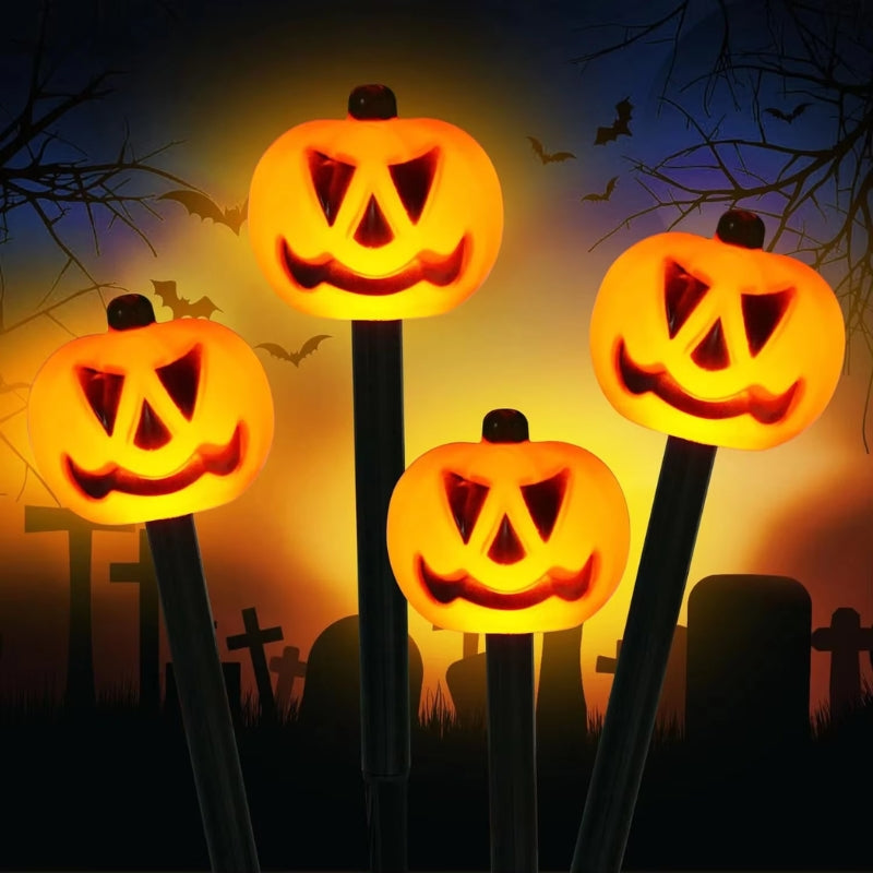 Kürbislichter für draußen | Solarbetrieben | LED | Halloween Gartenlichter | Halloween Lichter für Draußen-Chaps Herrenmode