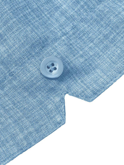 Kurzarmhemd – Leichtes Herrenhemd mit Kragen und Knöpfen-Chaps Herrenmode
