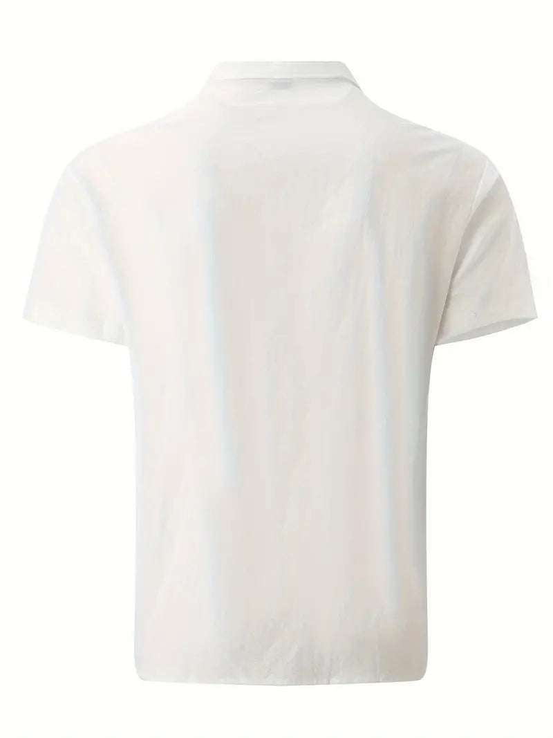 Kurzarmhemd – schlicht – mit Kragen – geknöpft – Herrenhemd-Chaps Herrenmode
