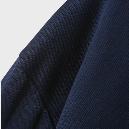 Langarm-Polohemd – halbe Knopfleiste – Umlegekragen – Langarmhemd – Herrenhemden-Chaps Herrenmode