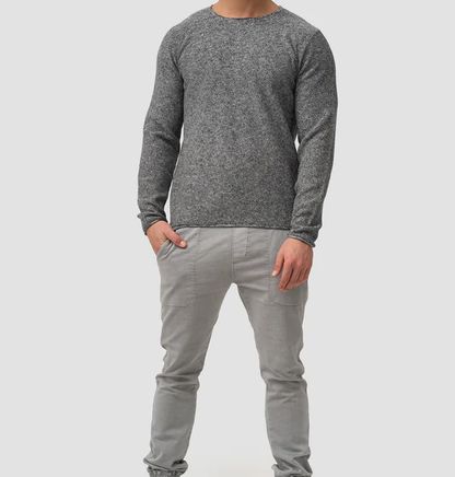 Langarm-Shirt – Lässiger Rundhalspullover für Männer-Chaps Herrenmode