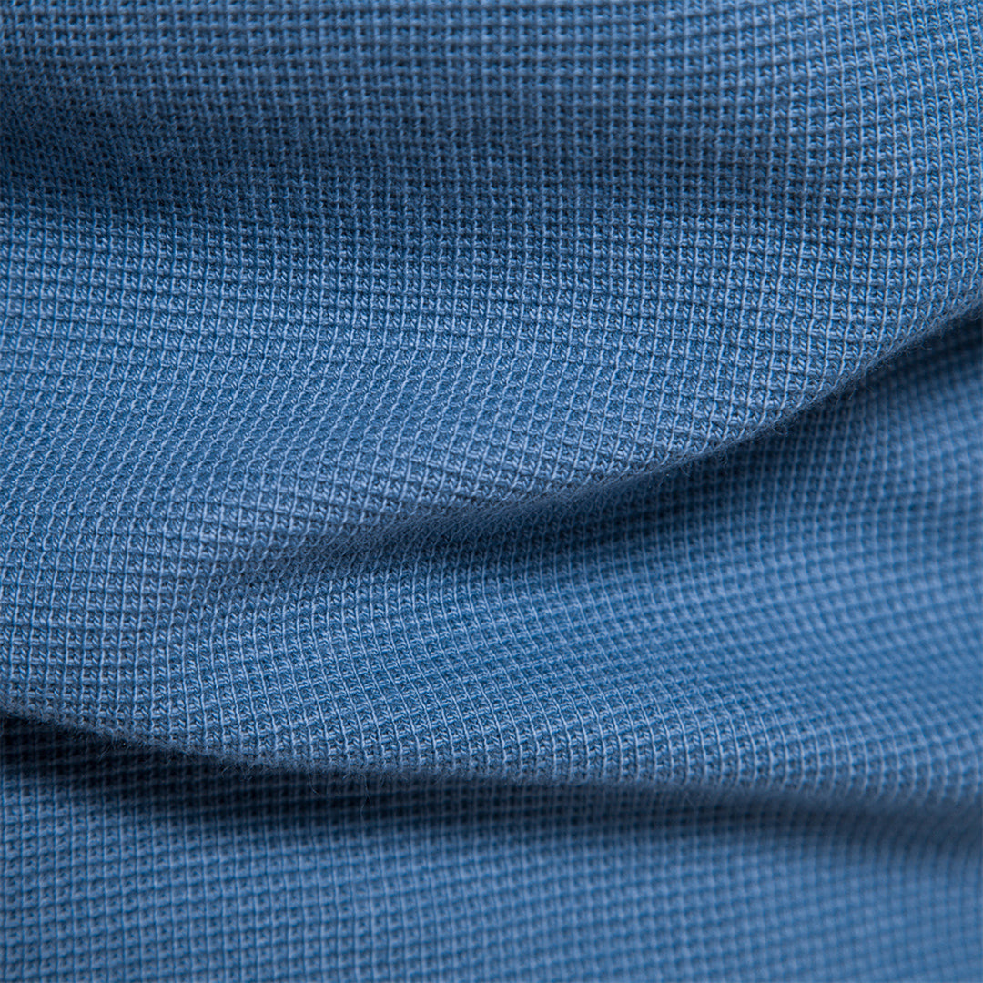Langarm-T-Shirt - Schlichtes Langarmhemd mit Viertelknopf für Männer-Chaps Herrenmode