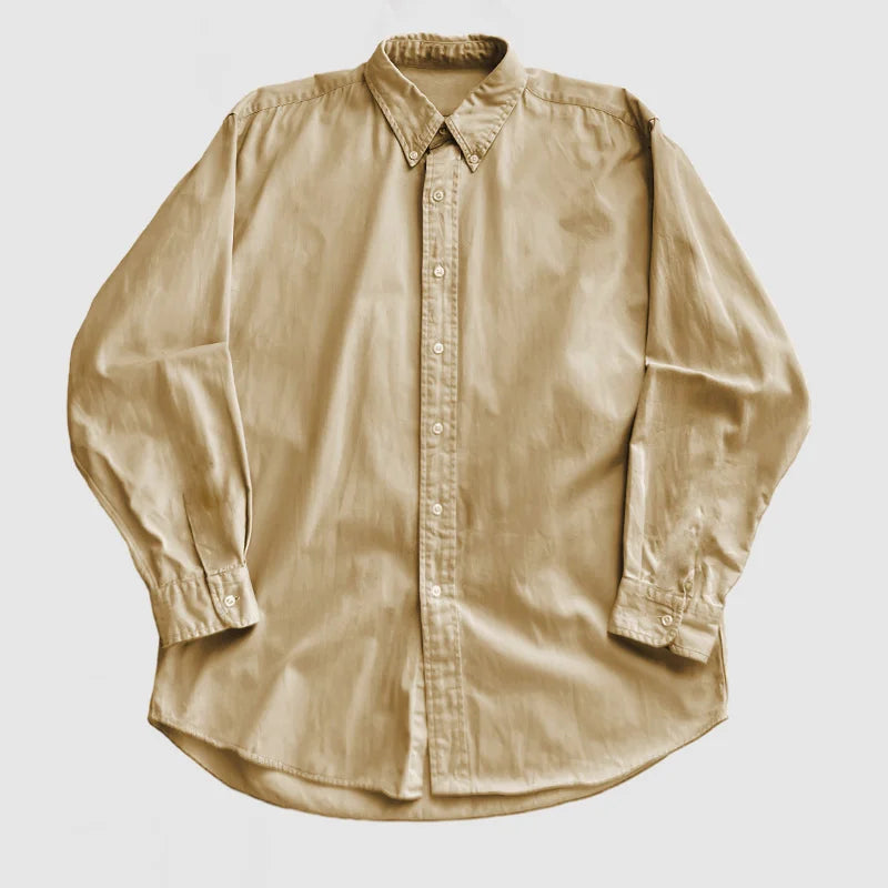 Langärmliges Hemd – Lässig – Mit Kragen – Knopfleiste – Herrenhemden-Chaps Herrenmode