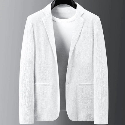 Lässiger Anzug | Leicht | Kordelzug | Hosen- und Blazer-Set | Zweiteiliges Set für Männer-Chaps Herrenmode
