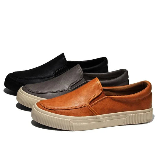 Lederschuhe - Bequeme Herren-Schuhe mit Gummisohle-Chaps Herrenmode