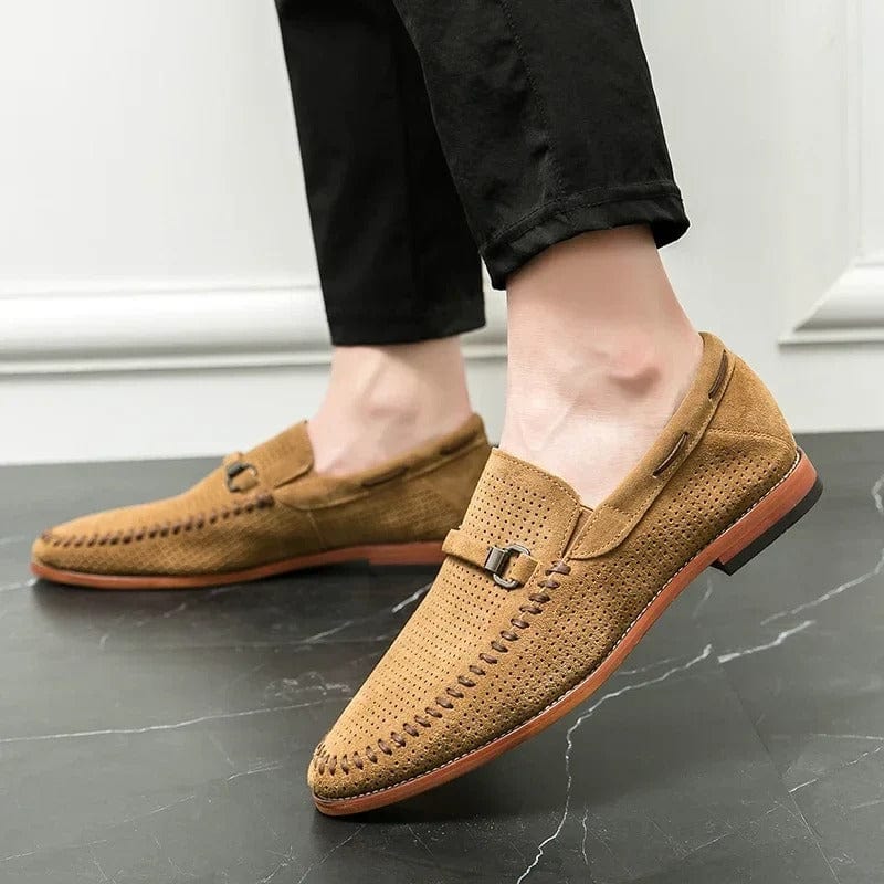 Loafer – atmungsaktiv – Slip-On – Wildleder-Loafer – Herrenschuhe-Chaps Herrenmode