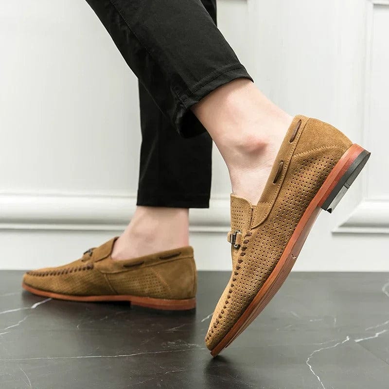 Loafer – atmungsaktiv – Slip-On – Wildleder-Loafer – Herrenschuhe-Chaps Herrenmode
