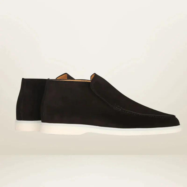 Loafers | Slip-Ons | Leder | Wildleder | Herrenschuhe-Schwarz-38-Chaps Herrenmode