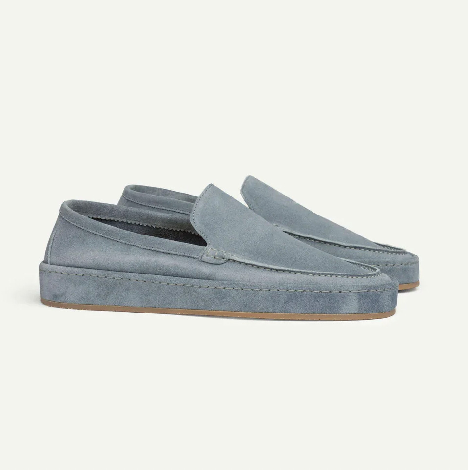 Mokassins - Bequeme flache Slipper für Männer aus Wildleder Loafer Schuhe-Chaps Herrenmode