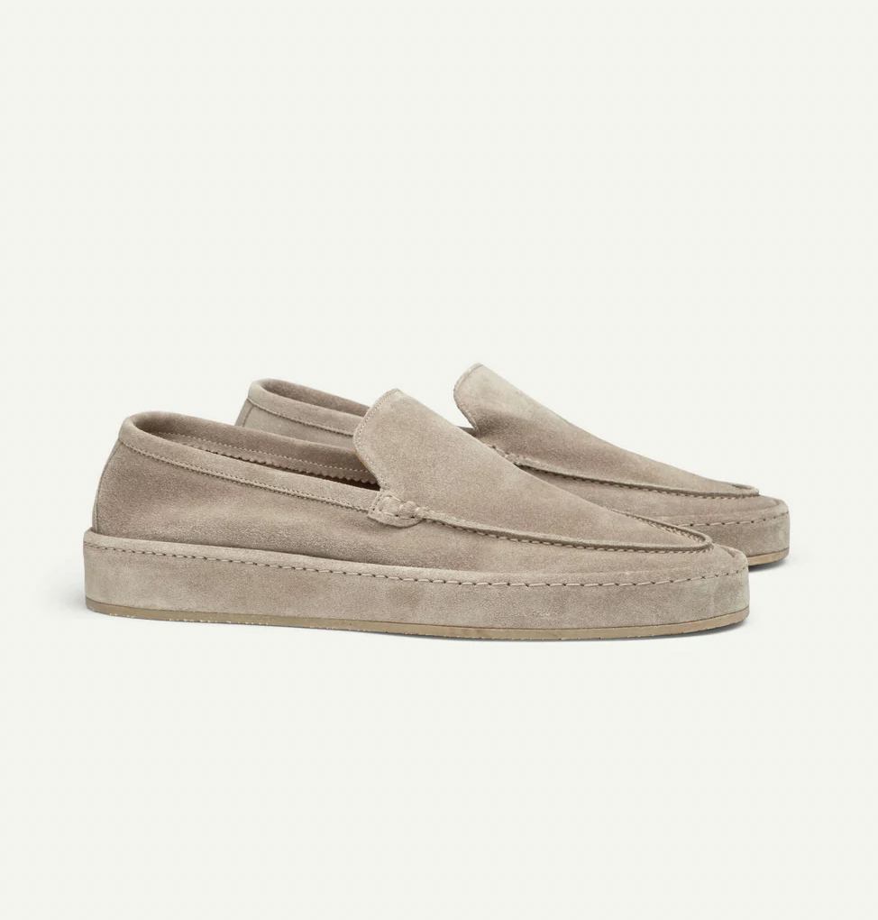Mokassins - Bequeme flache Slipper für Männer aus Wildleder Loafer Schuhe-Chaps Herrenmode