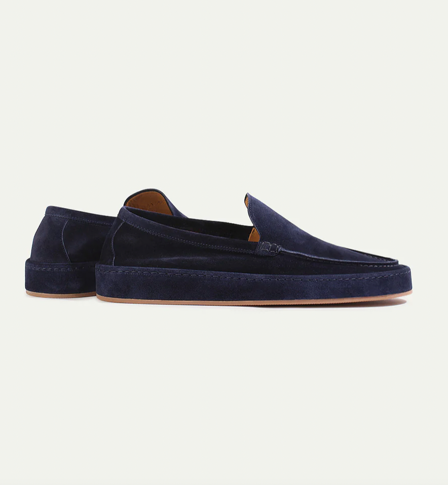 Mokassins - Bequeme flache Slipper für Männer aus Wildleder Loafer Schuhe-Chaps Herrenmode