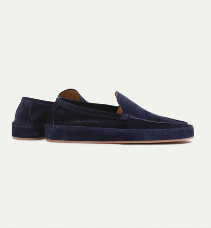 Mokassins - Bequeme flache Slipper für Männer aus Wildleder Loafer Schuhe-Chaps Herrenmode