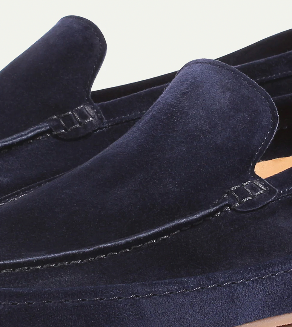 Mokassins - Bequeme flache Slipper für Männer aus Wildleder Loafer Schuhe-Chaps Herrenmode