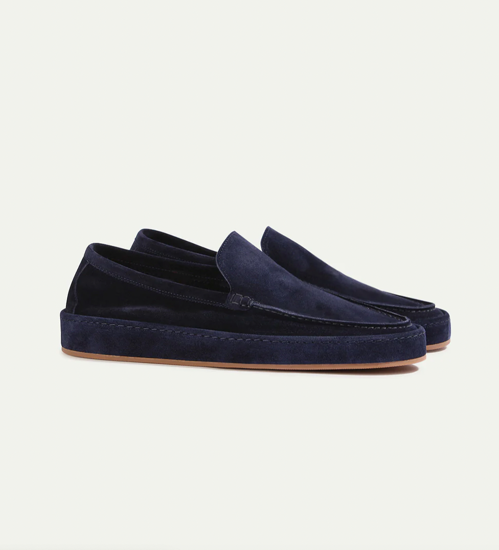 Mokassins - Bequeme flache Slipper für Männer aus Wildleder Loafer Schuhe-Chaps Herrenmode