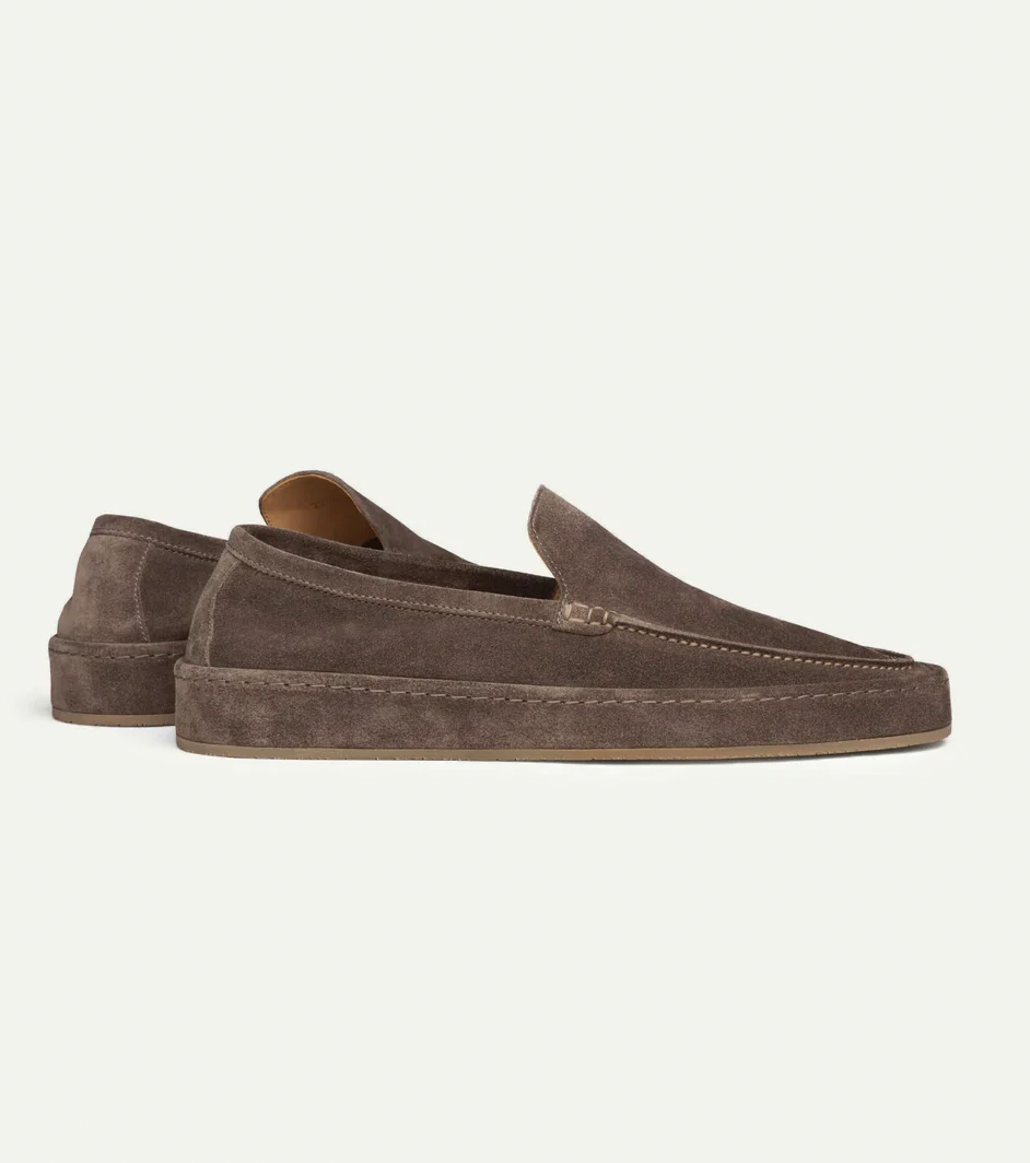 Mokassins - Bequeme flache Slipper für Männer aus Wildleder Loafer Schuhe-Chaps Herrenmode