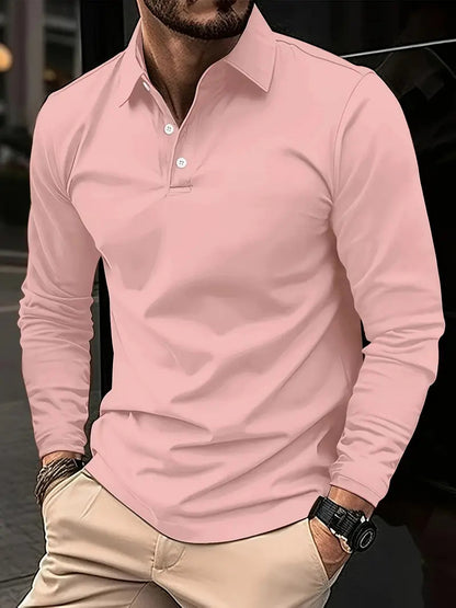 Myles Pulli | Lässiges Revershemd für Männer-Rosa-S-Chaps Herrenmode