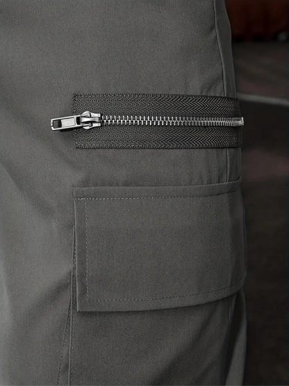 Nero Cargo Hose | Herren Casual Drawstring Jogger-Chaps Herrenmode