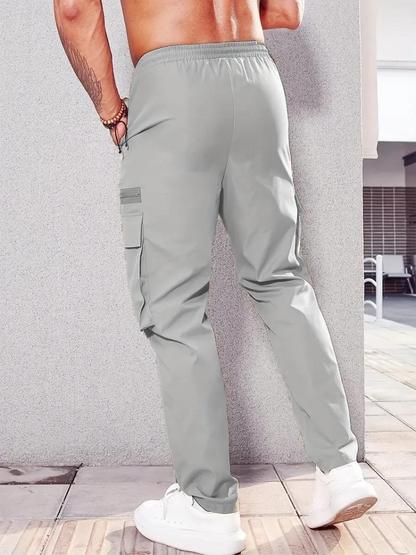 Nero Cargo Hose | Herren Casual Drawstring Jogger-Chaps Herrenmode