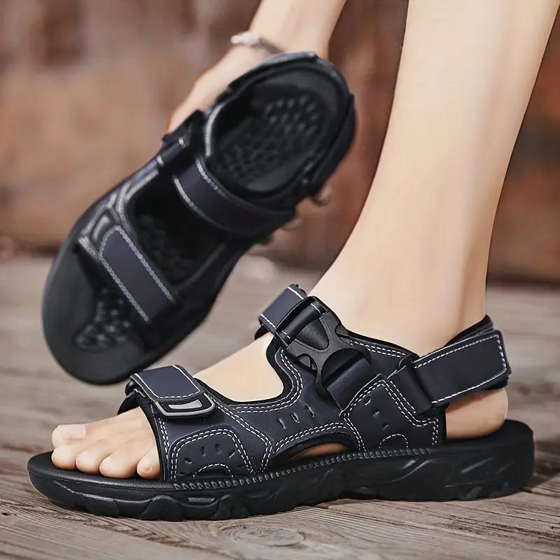 Nevin Sandalen | Herren Schnallenriemen Wandersandalen-Chaps Herrenmode