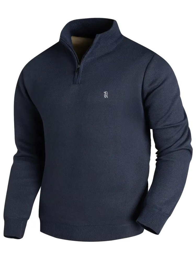 Newt Pullover | Herren Strick-Rollkragenpullover-Marineblau-S-Chaps Herrenmode