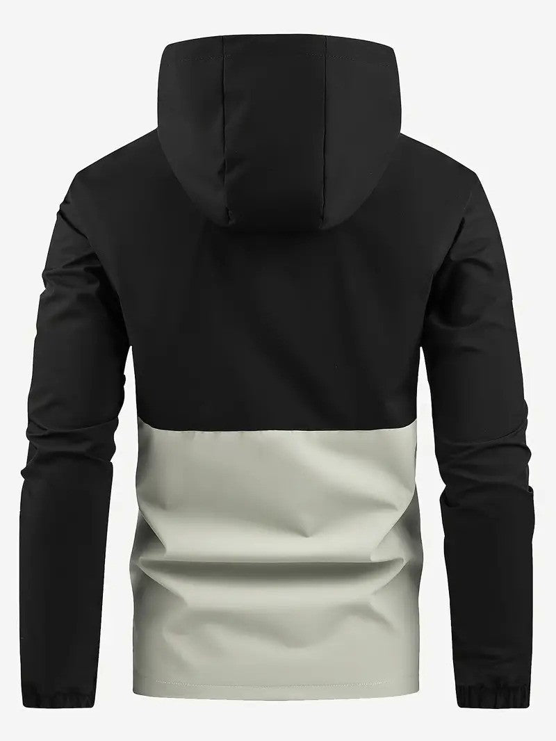 Nicolas Windbreaker Jacke | Herren Outdoor Jacke mit Kapuze-Chaps Herrenmode