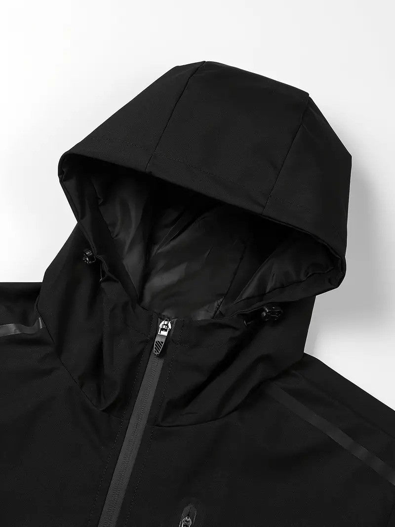 Nicolas Windbreaker Jacke | Herren Outdoor Jacke mit Kapuze-Chaps Herrenmode