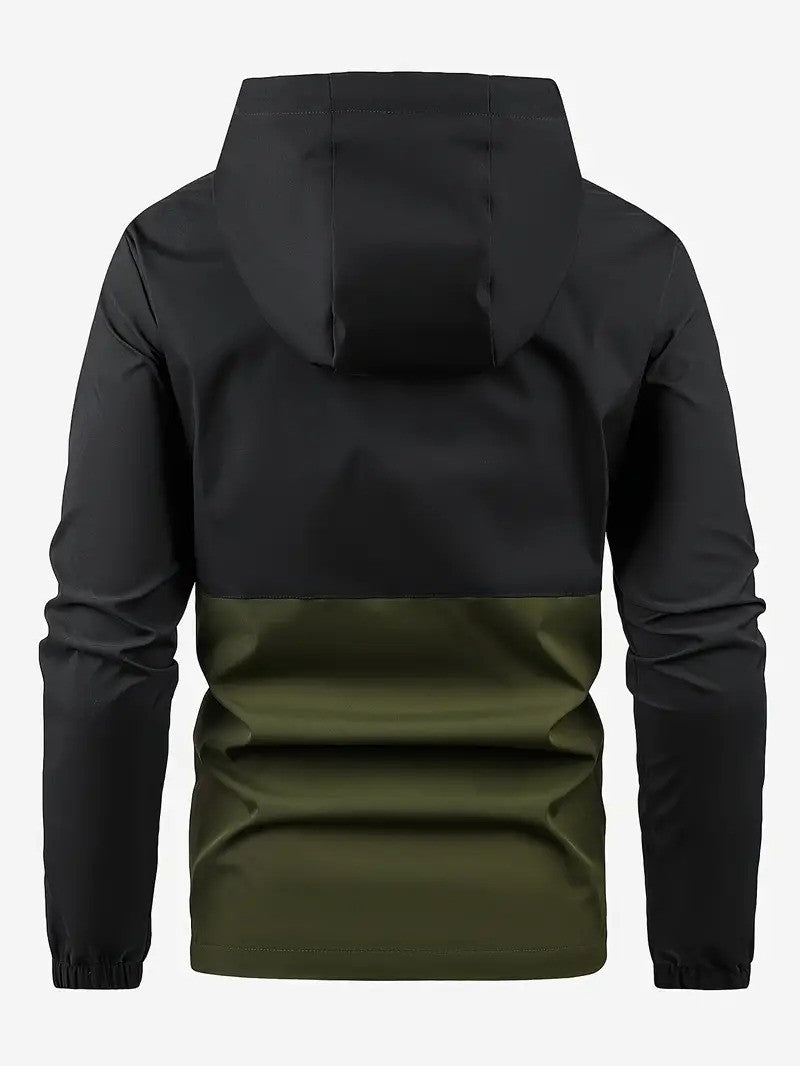 Nicolas Windbreaker Jacke | Herren Outdoor Jacke mit Kapuze-Chaps Herrenmode