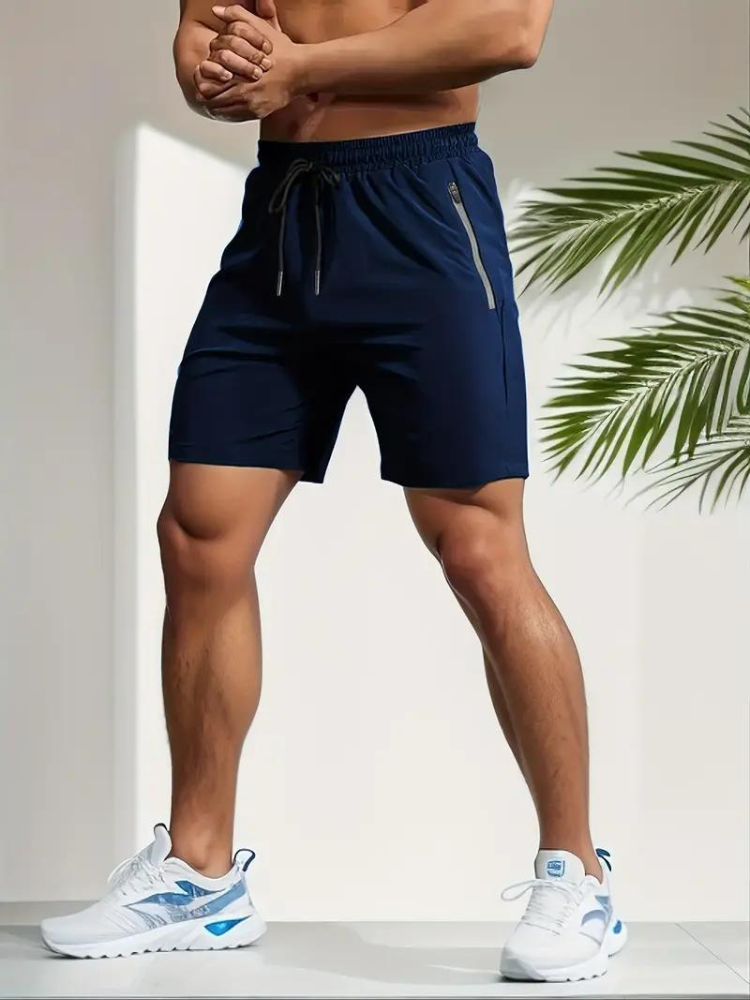 Nikos Workout Shorts | Schnell trocknende Sportshorts für Männer-Chaps Herrenmode