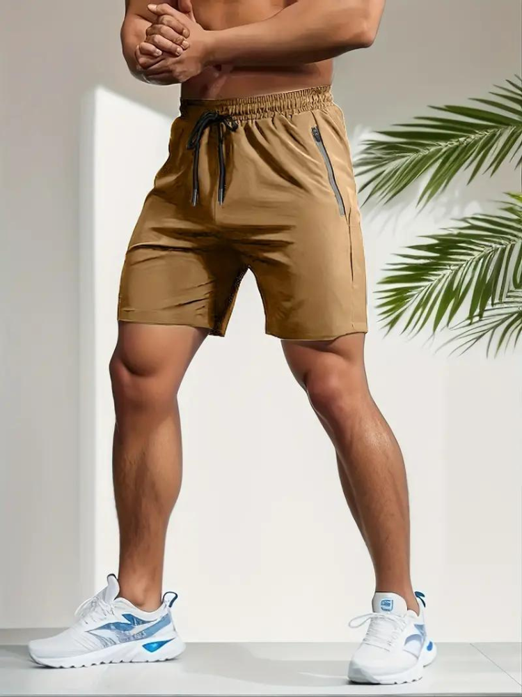 Nikos Workout Shorts | Schnell trocknende Sportshorts für Männer-Chaps Herrenmode