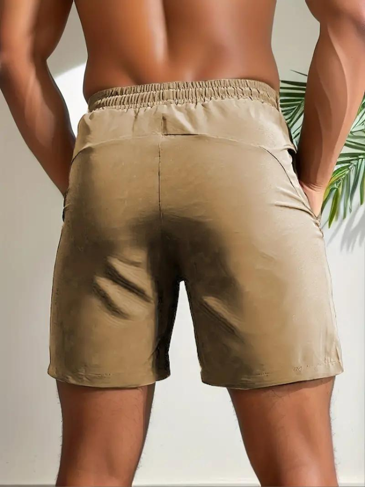 Nikos Workout Shorts | Schnell trocknende Sportshorts für Männer-Chaps Herrenmode
