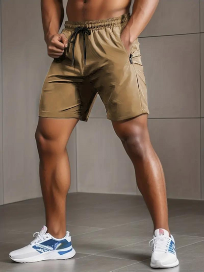 Nikos Workout Shorts | Schnell trocknende Sportshorts für Männer-Chaps Herrenmode