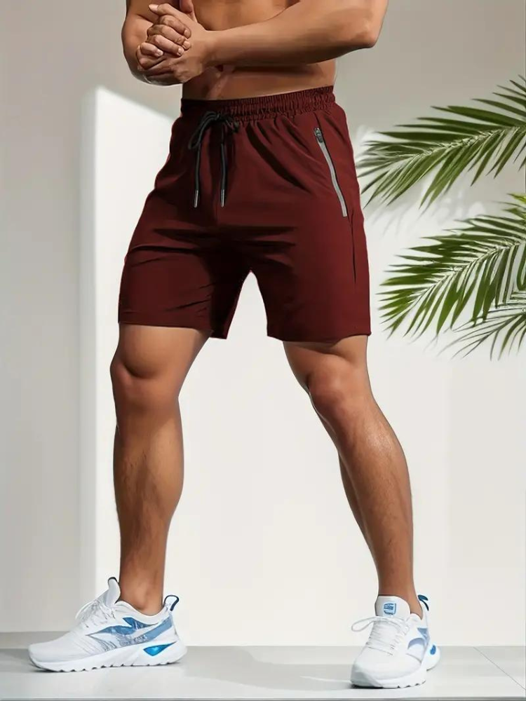 Nikos Workout Shorts | Schnell trocknende Sportshorts für Männer-Chaps Herrenmode