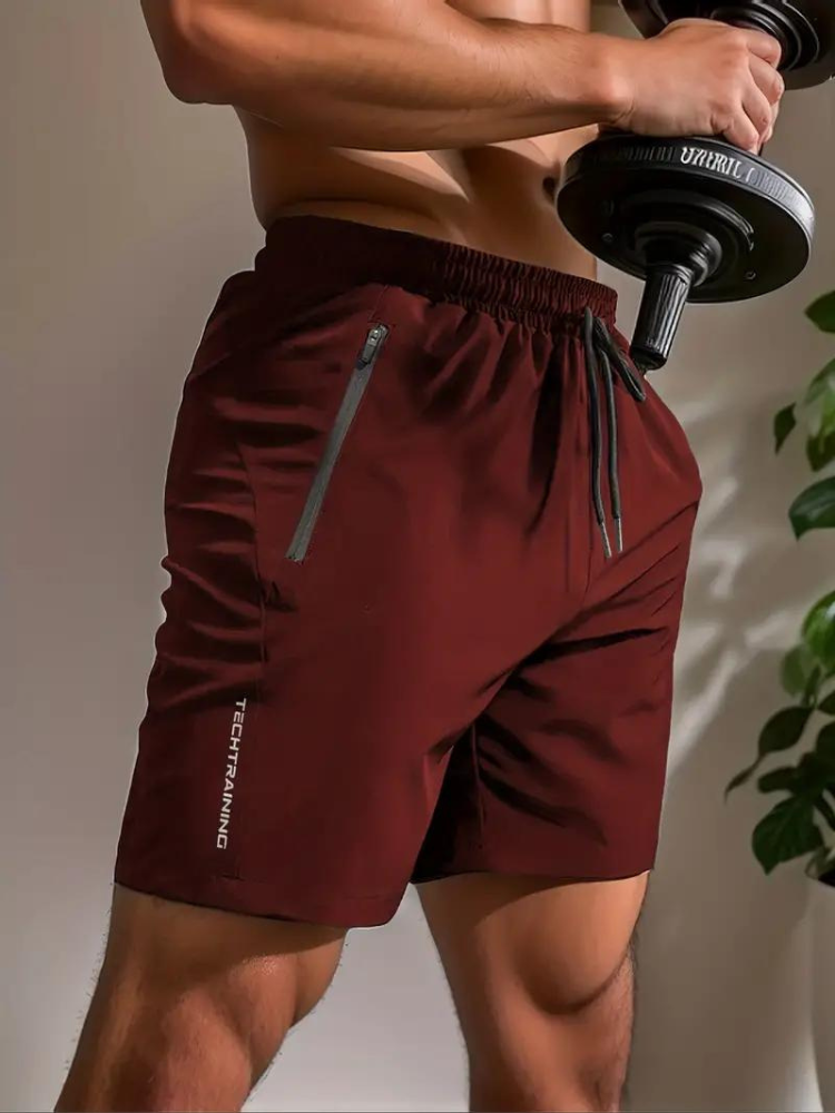Nikos Workout Shorts | Schnell trocknende Sportshorts für Männer-Chaps Herrenmode