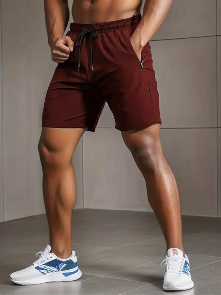 Nikos Workout Shorts | Schnell trocknende Sportshorts für Männer-Chaps Herrenmode