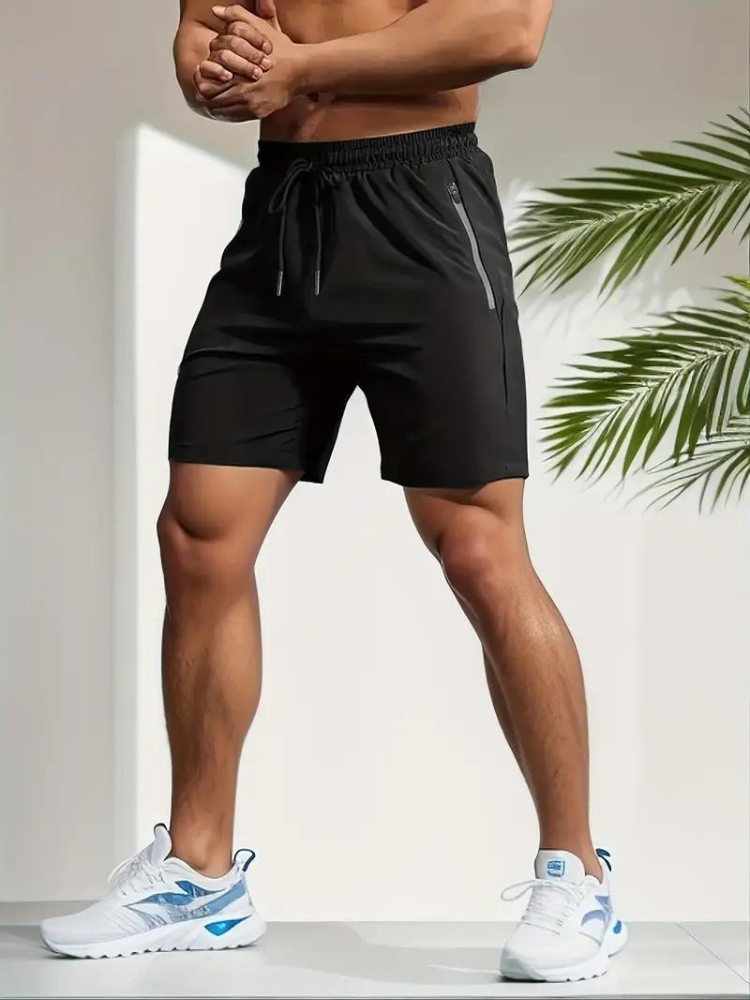 Nikos Workout Shorts | Schnell trocknende Sportshorts für Männer-Chaps Herrenmode