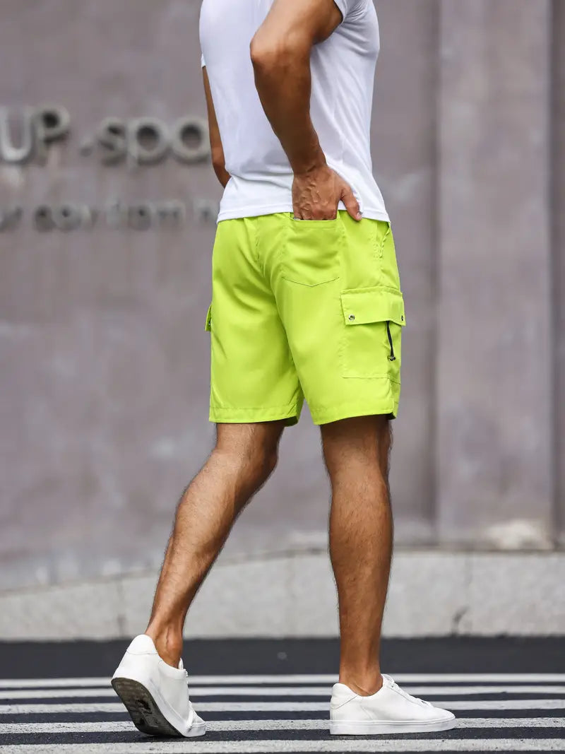 Noam Cargo-Kurzhose | Herren Casual Shorts mit Kordelzug-Chaps Herrenmode