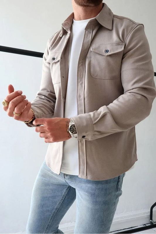 Oberhemd | Langarm | Hemdjacke | Herrenkleidung-Chaps Herrenmode