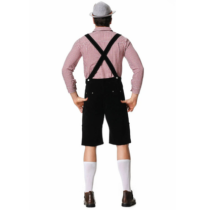 Oktoberfest-Outfit für Männer – Hut, Hemd und Lederhosen für Jungs-Chaps Herrenmode