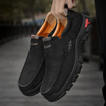 Orthopädische Schuhe - Ergonomisch - Rutschfest - Slip-On Schuhe - Herrenschuhe-Schwarz-39-Chaps Herrenmode