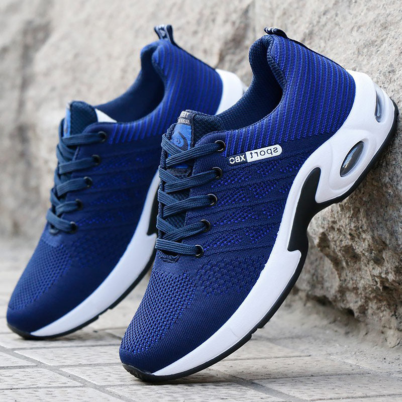 Orthopädische Schuhe - Fußgewölbeunterstützung - Weiche Sohle - Sneaker - Turnschuhe-Blau-39-Chaps Herrenmode