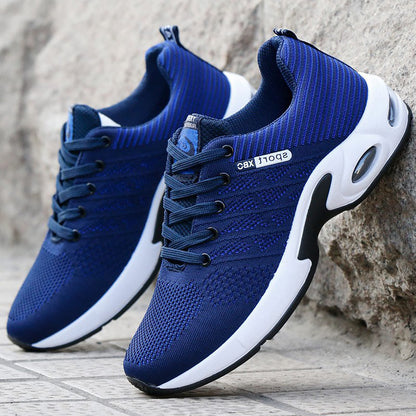 Orthopädische Schuhe - Fußgewölbeunterstützung - Weiche Sohle - Sneaker - Turnschuhe-Blau-39-Chaps Herrenmode