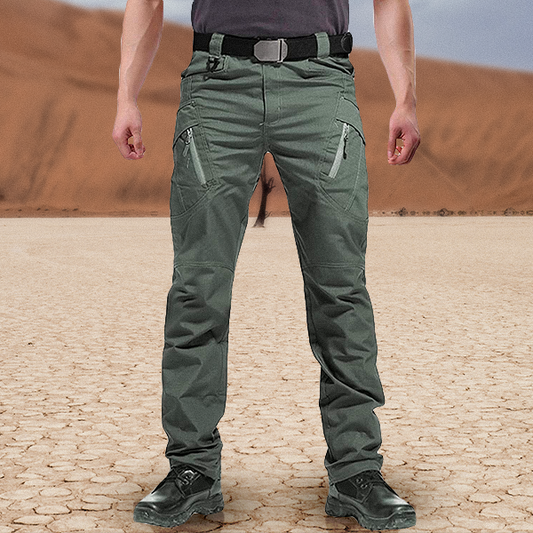 Outdoor-Hosen | Straight Leg | Wasserdicht | Wander- und Trekkinghosen | Herrenhosen-Grün-S-Chaps Herrenmode