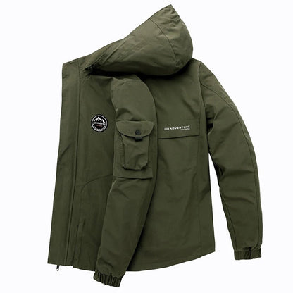 Outdoor-Jacke | Mit Kapuze | Wasserdicht | Windbreaker-Jacke | Herrenjacke-Chaps Herrenmode