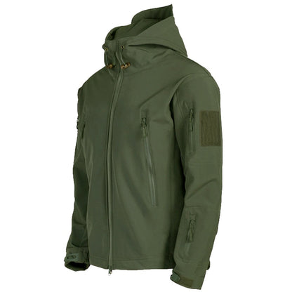 Outdoor-Jacke – Wasserdichte Windjacke mit Kapuze und Fleecefutter für Herren-Chaps Herrenmode
