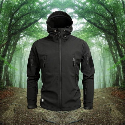 Outdoor-Jacke – Wasserdichte Windjacke mit Kapuze und Fleecefutter für Herren-Chaps Herrenmode
