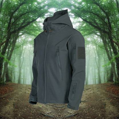 Outdoor-Jacke – Wasserdichte Windjacke mit Kapuze und Fleecefutter für Herren-Chaps Herrenmode