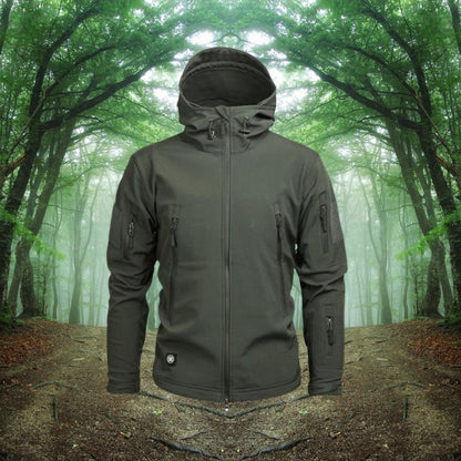 Outdoor-Jacke – Wasserdichte Windjacke mit Kapuze und Fleecefutter für Herren-Chaps Herrenmode