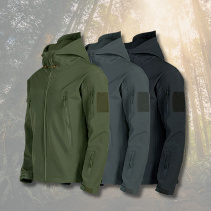 Outdoor-Jacke – mit Kapuze – taktisch – Windbreaker-Jacke – Herrenjacke-Chaps Herrenmode