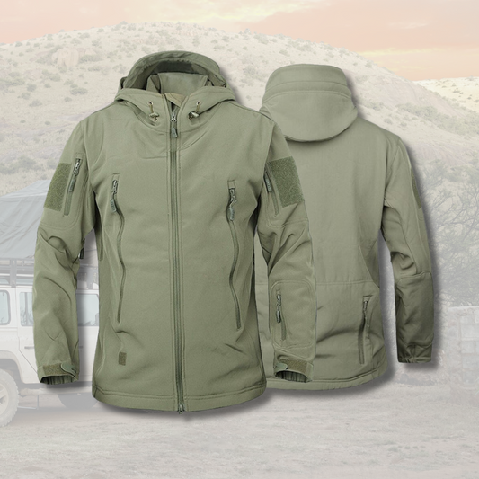 Outdoor-Jacke – mit Kapuze – taktisch – Windbreaker-Jacke – Herrenjacke-Chaps Herrenmode