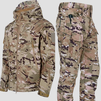 Outdoorbekleidung - Winter - Camouflage - Taktische Jacke - Herren Cargo Hose-Khaki-S-Chaps Herrenmode